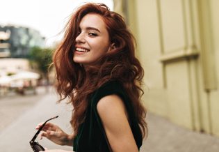 Smiling patient