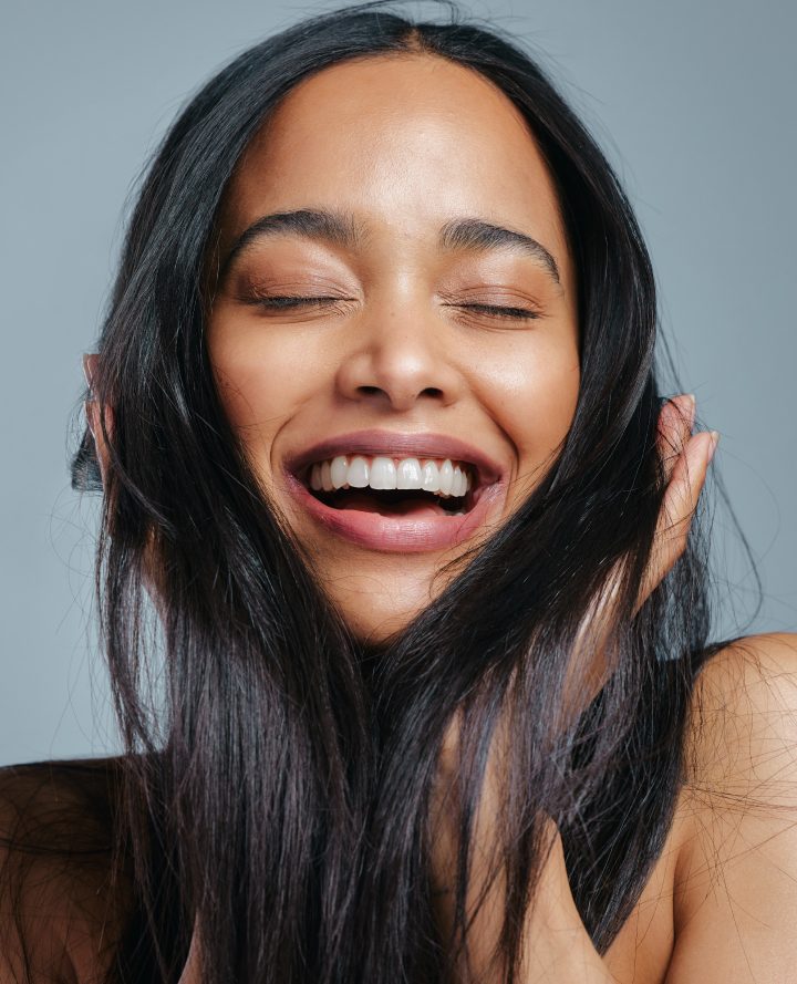 Laughing woman