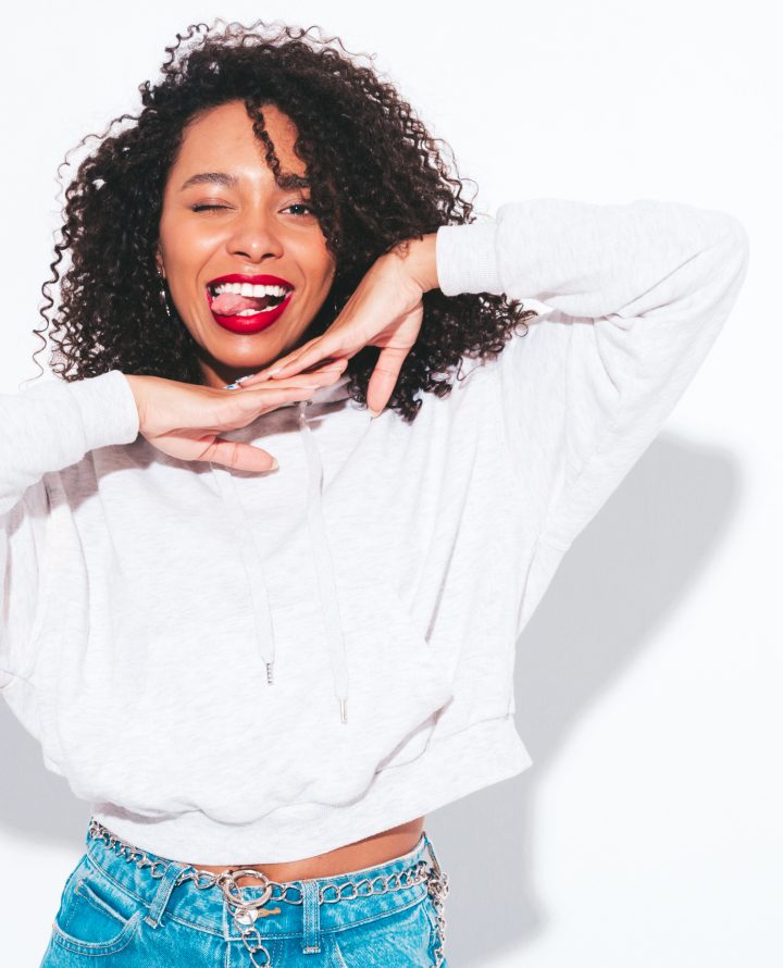 Smiling woman